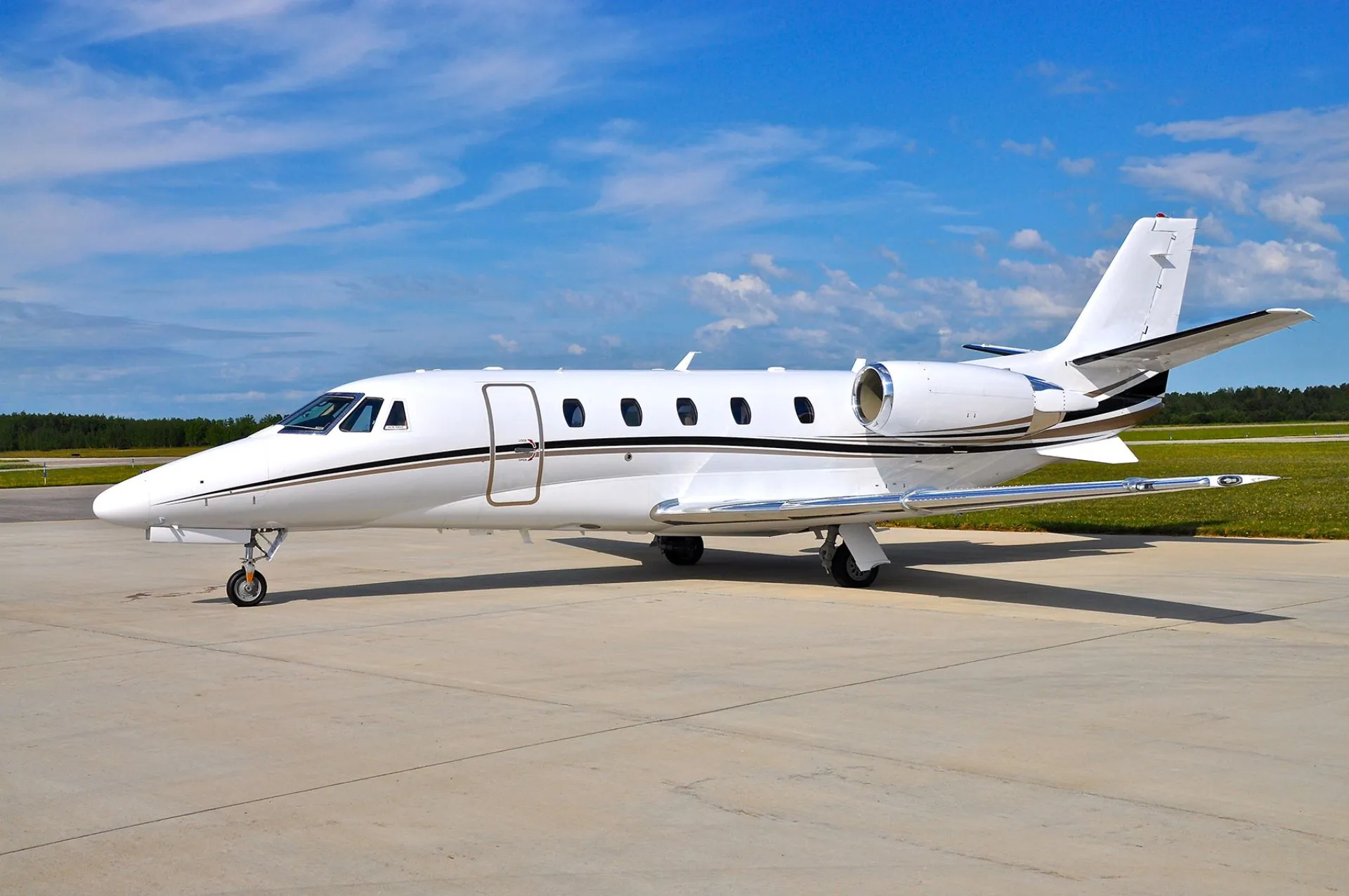 Beyond Privatjet auf dem Vorfeld